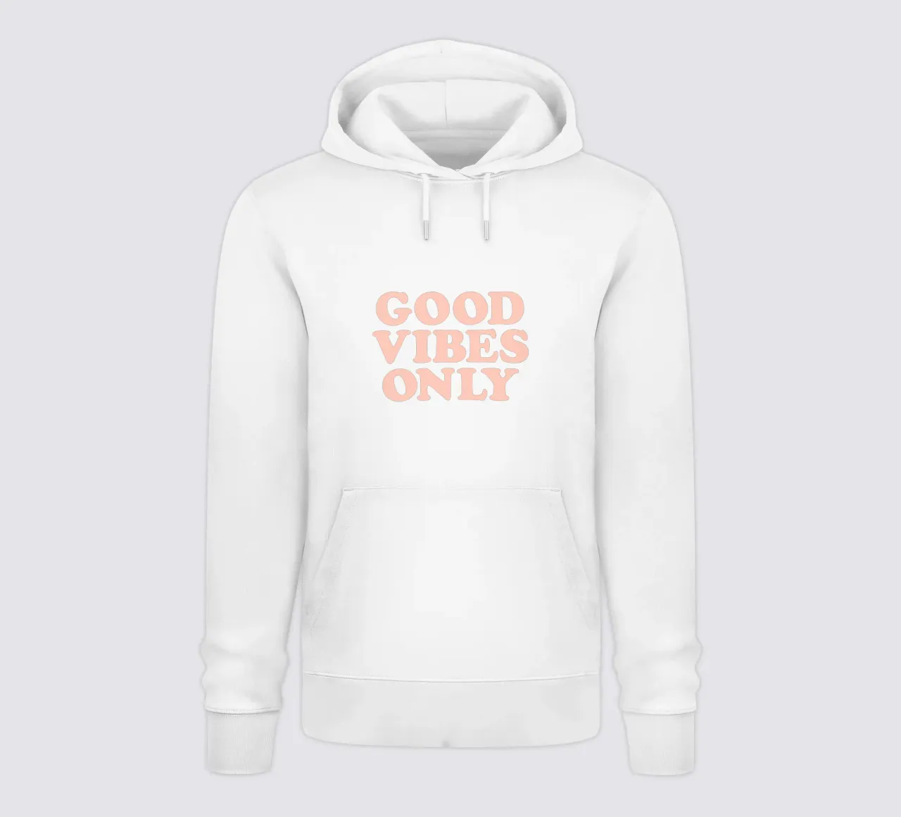 Good Vibes Only Retro Typography Design felpa con cappuccio da THE MOTIVATED TYPE