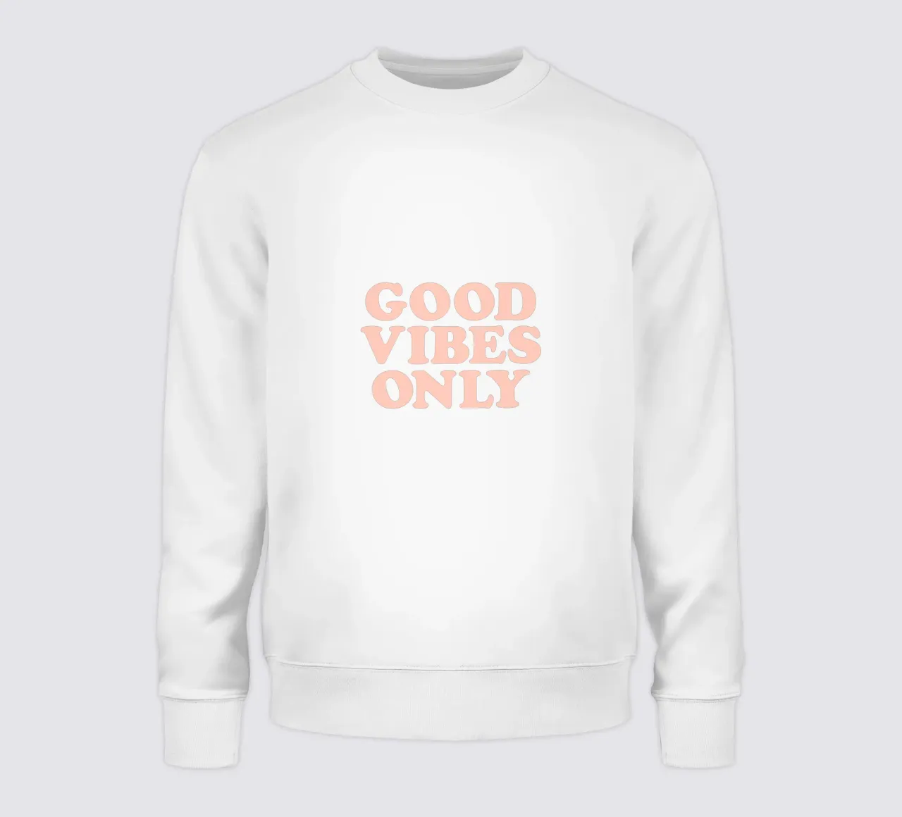 Good Vibes Only Retro Typography Design felpa da THE MOTIVATED TYPE