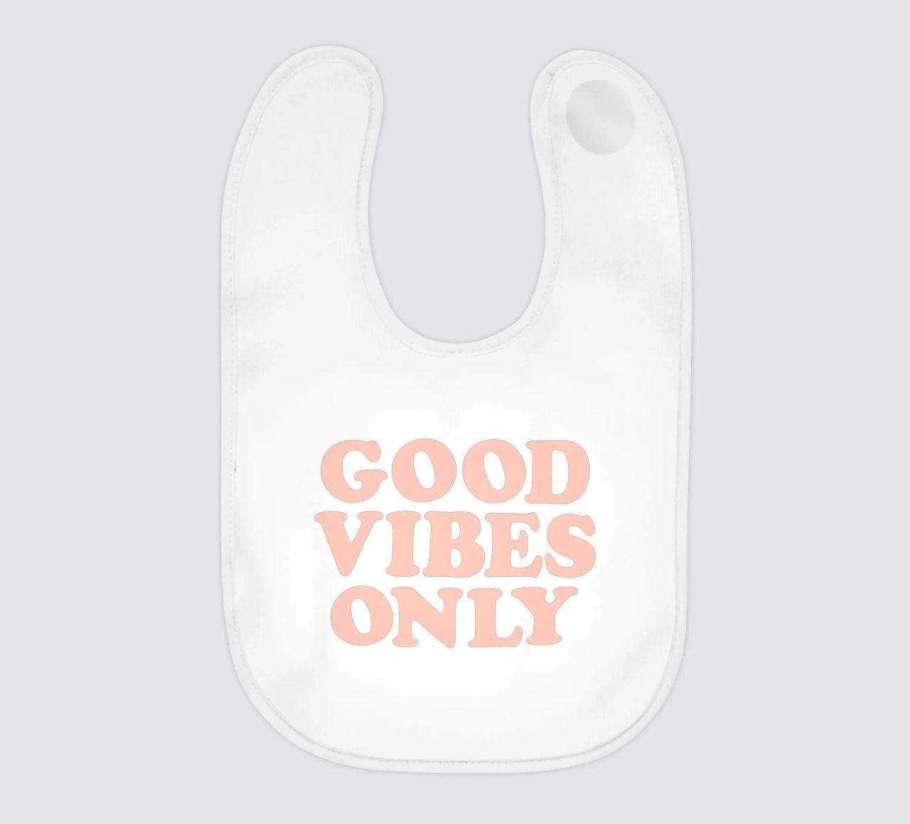 Good Vibes Only Retro Typography Design bavaglino da THE MOTIVATED TYPE