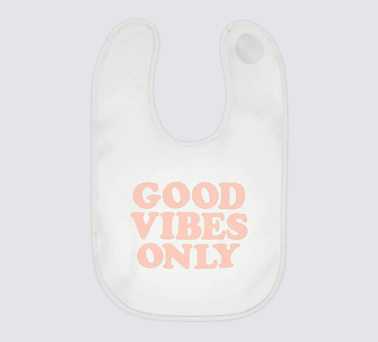 Good Vibes Only Retro Typography Design bavaglino da THE MOTIVATED TYPE
