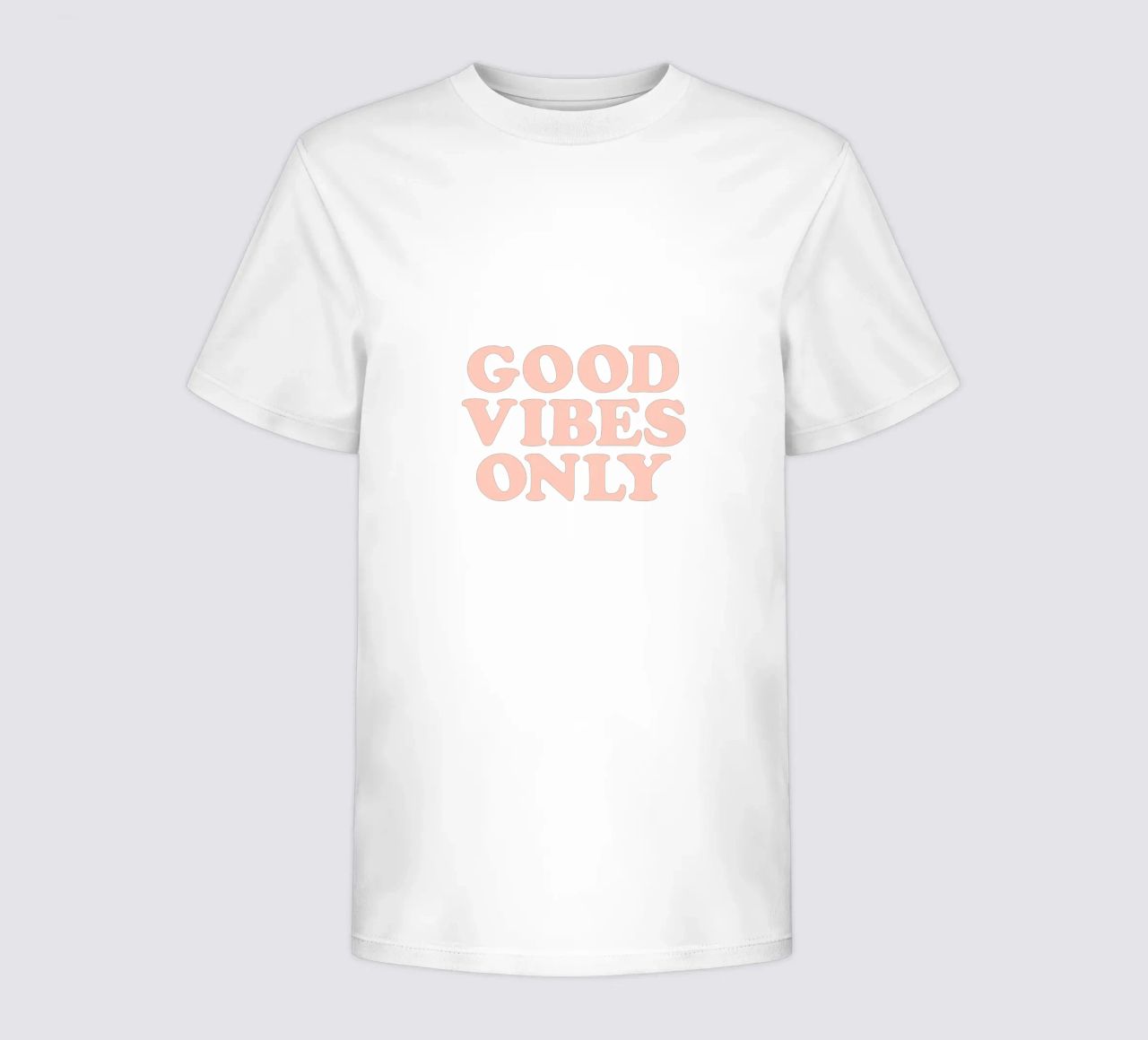 Good Vibes Only Retro Typography Design t-shirt bambini da THE MOTIVATED TYPE