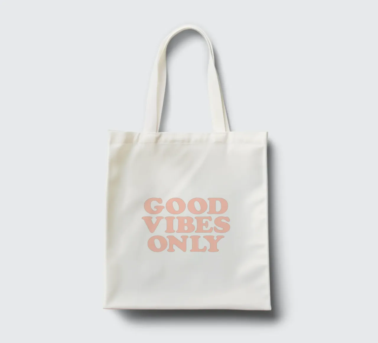 Good Vibes Only Retro Typography Design borsa in juta da THE MOTIVATED TYPE