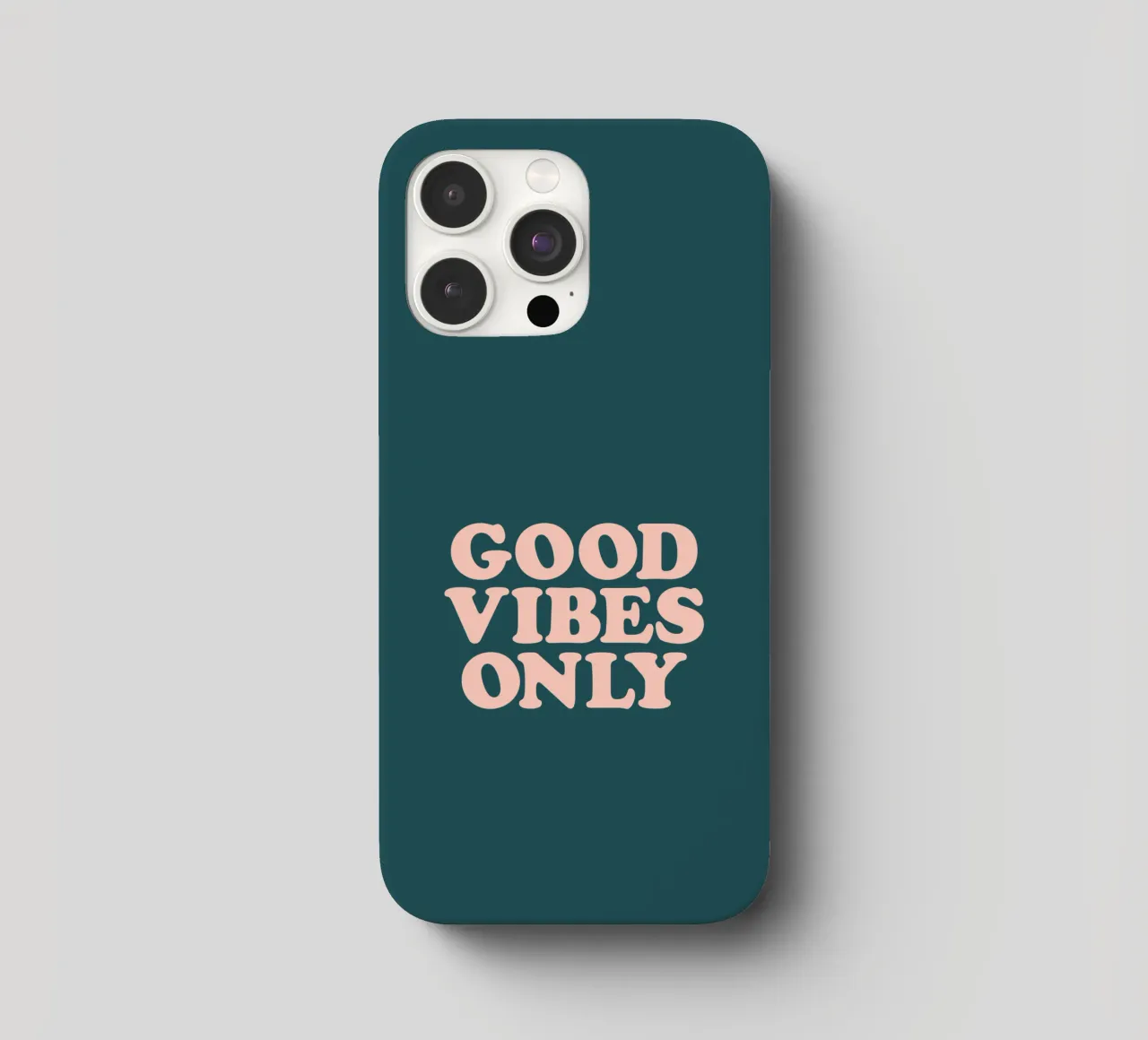 Good Vibes Only Retro Typography Design cover iphone da THE MOTIVATED TYPE