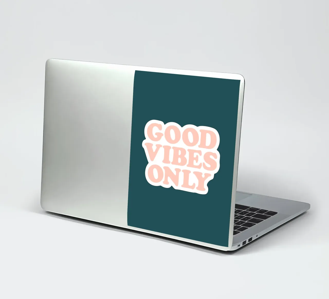 Good Vibes Only Retro Typography Design adesivo da THE MOTIVATED TYPE