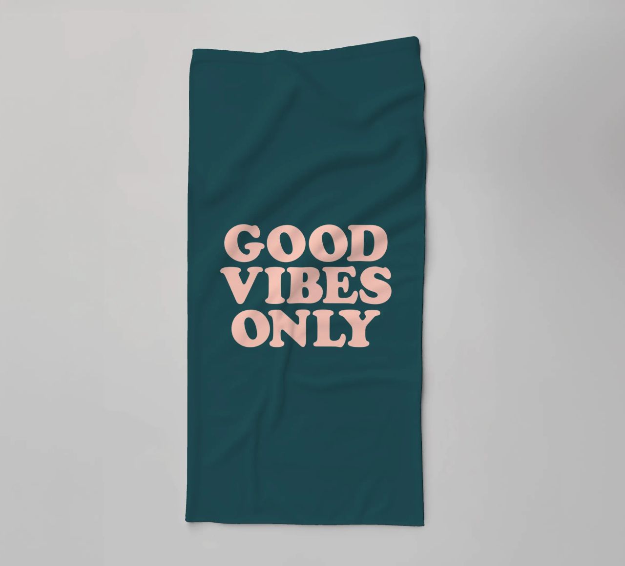 Good Vibes Only Retro Typography Design asciugamano da bagno da THE MOTIVATED TYPE