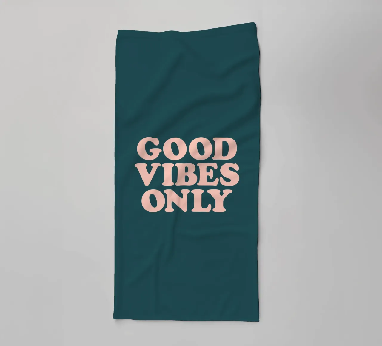 Good Vibes Only Retro Typographie Design serviette de bain de THE MOTIVATED TYPE