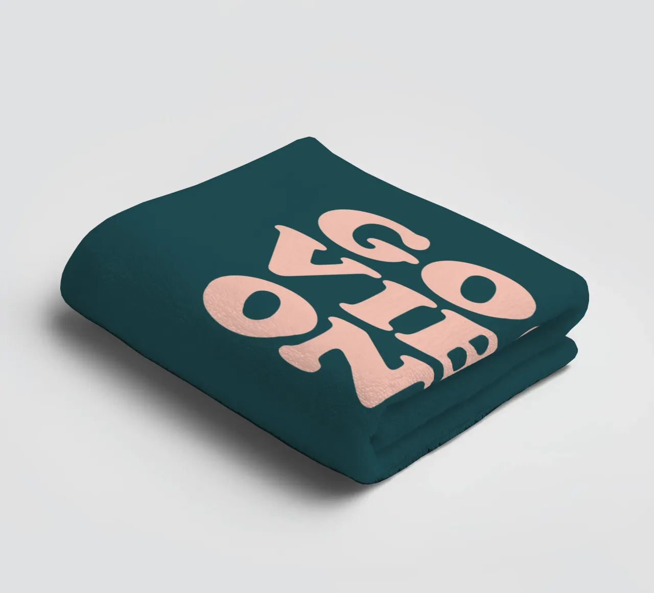 Good Vibes Only Retro Typographie Design serviette de bain de THE MOTIVATED TYPE