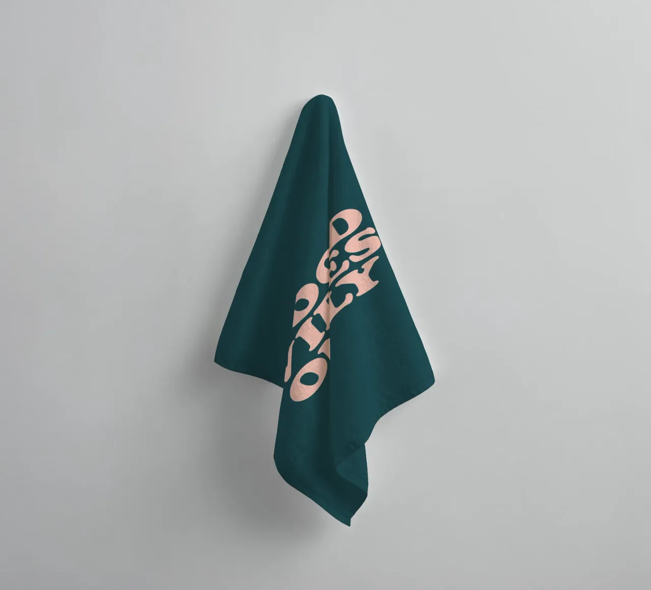 Good Vibes Only Retro Typographie Design serviette de bain de THE MOTIVATED TYPE