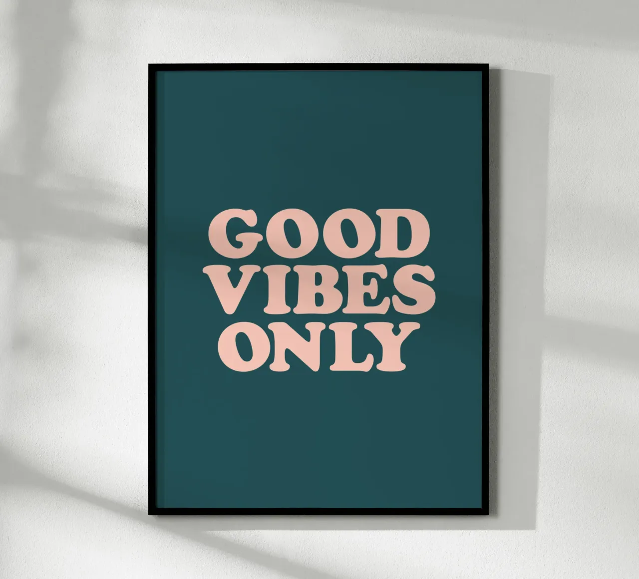 Good Vibes Only Retro Typographie Design hahnemühle de THE MOTIVATED TYPE