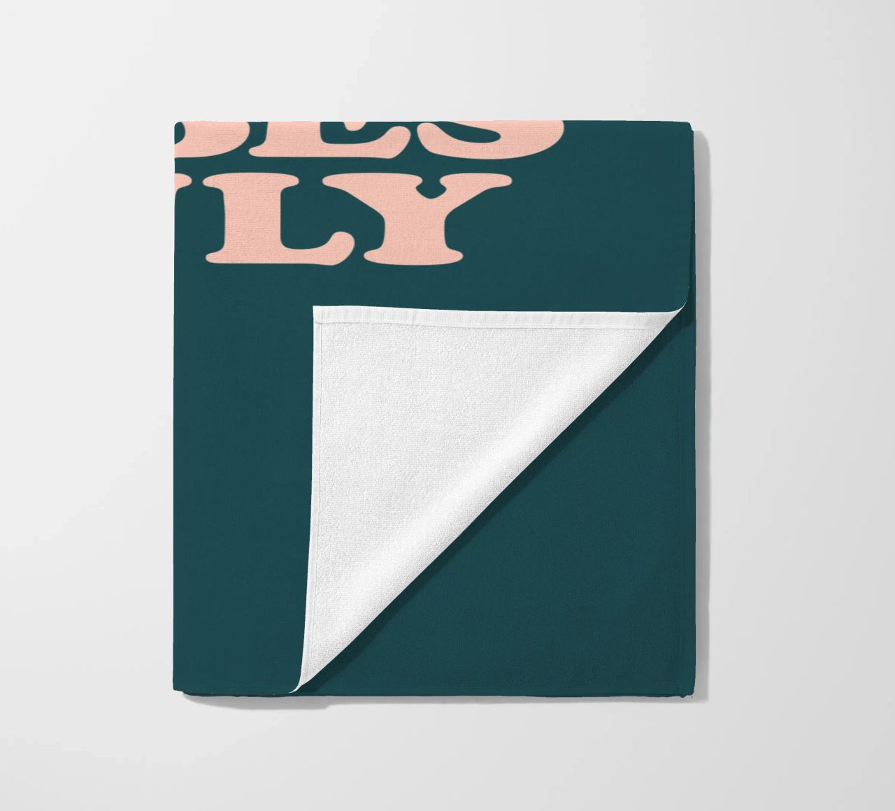 Good Vibes Only Retro Typography Design telo mare da THE MOTIVATED TYPE