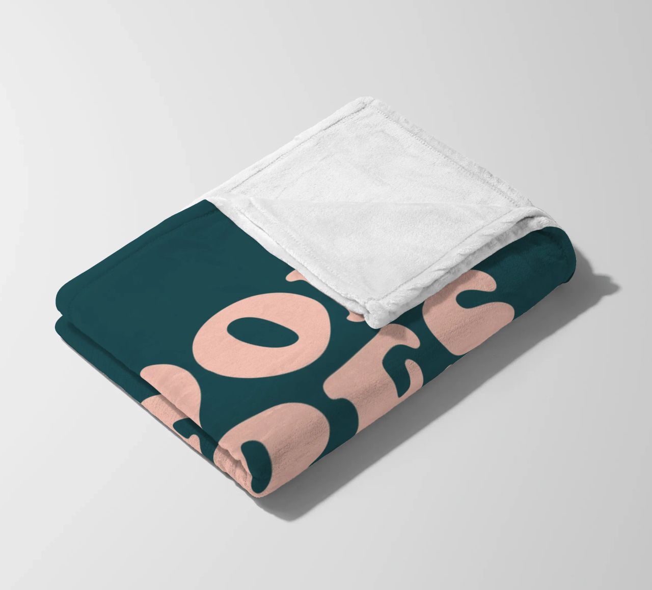Good Vibes Only Retro Typography Design coperta in pile da THE MOTIVATED TYPE