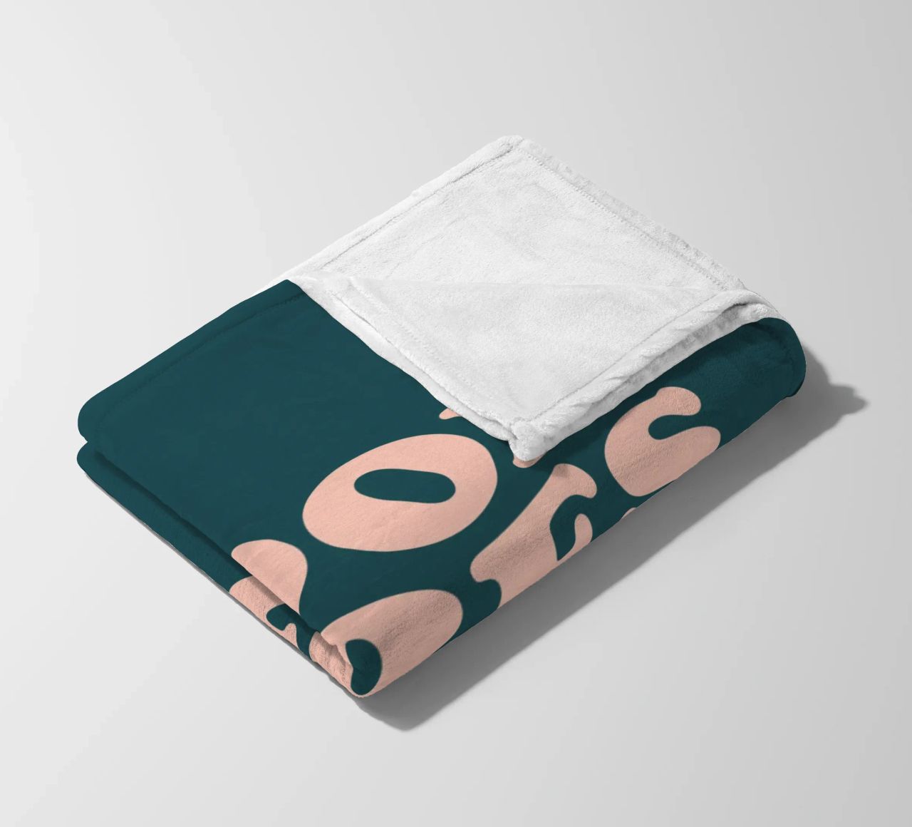 Good Vibes Only Retro Typography Design coperta in pile da THE MOTIVATED TYPE