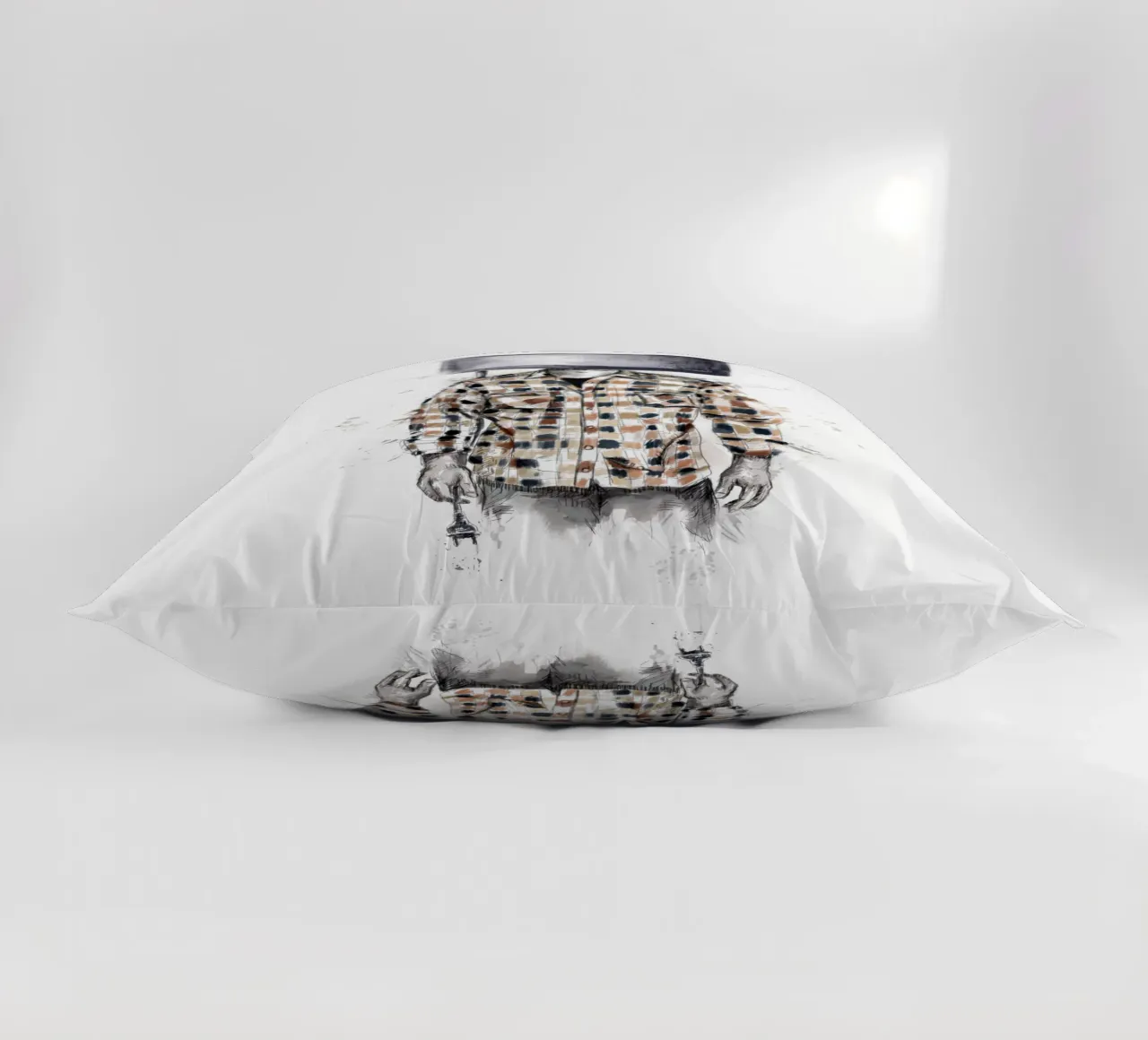 Unplugged decorative cushion by Balazs Solti
