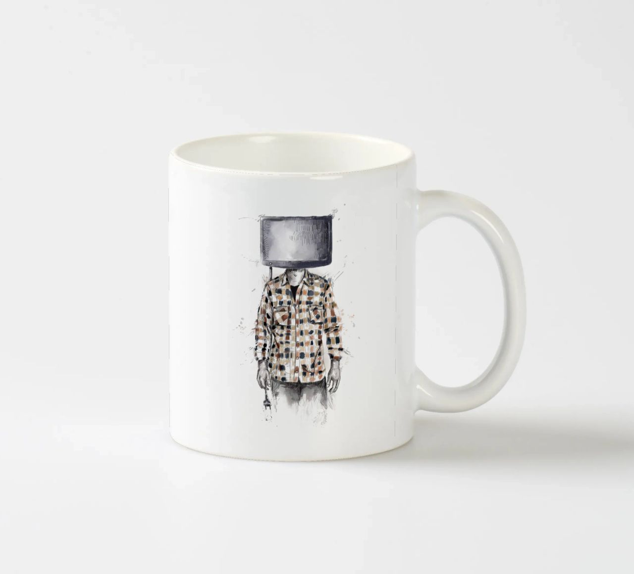 Unplugged tazza in ceramica da Balazs Solti