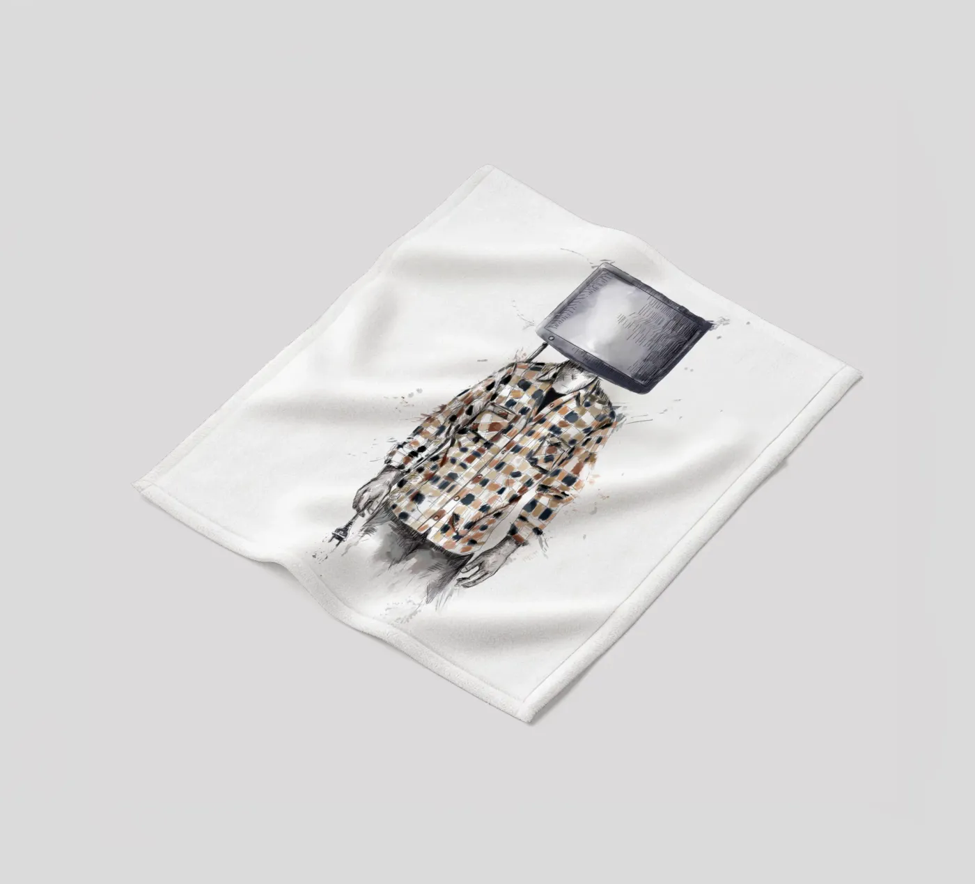 Unplugged fleece blanket by Balazs Solti