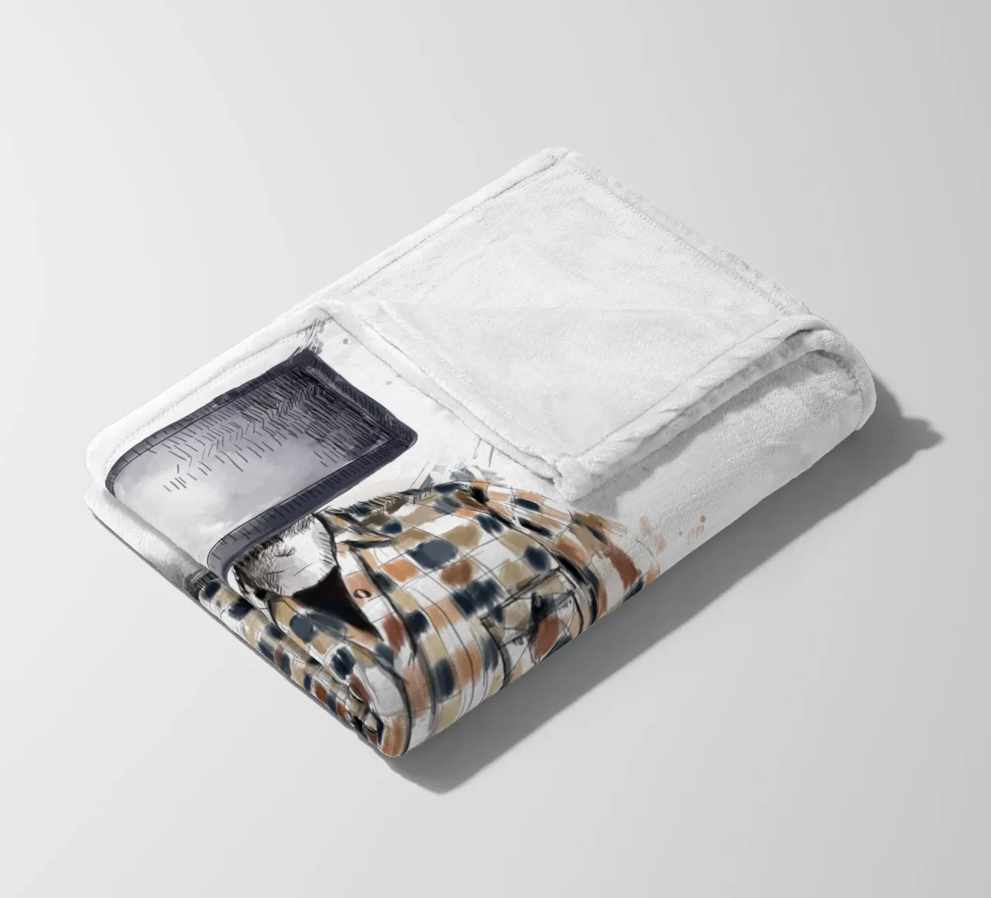 Unplugged fleece blanket by Balazs Solti