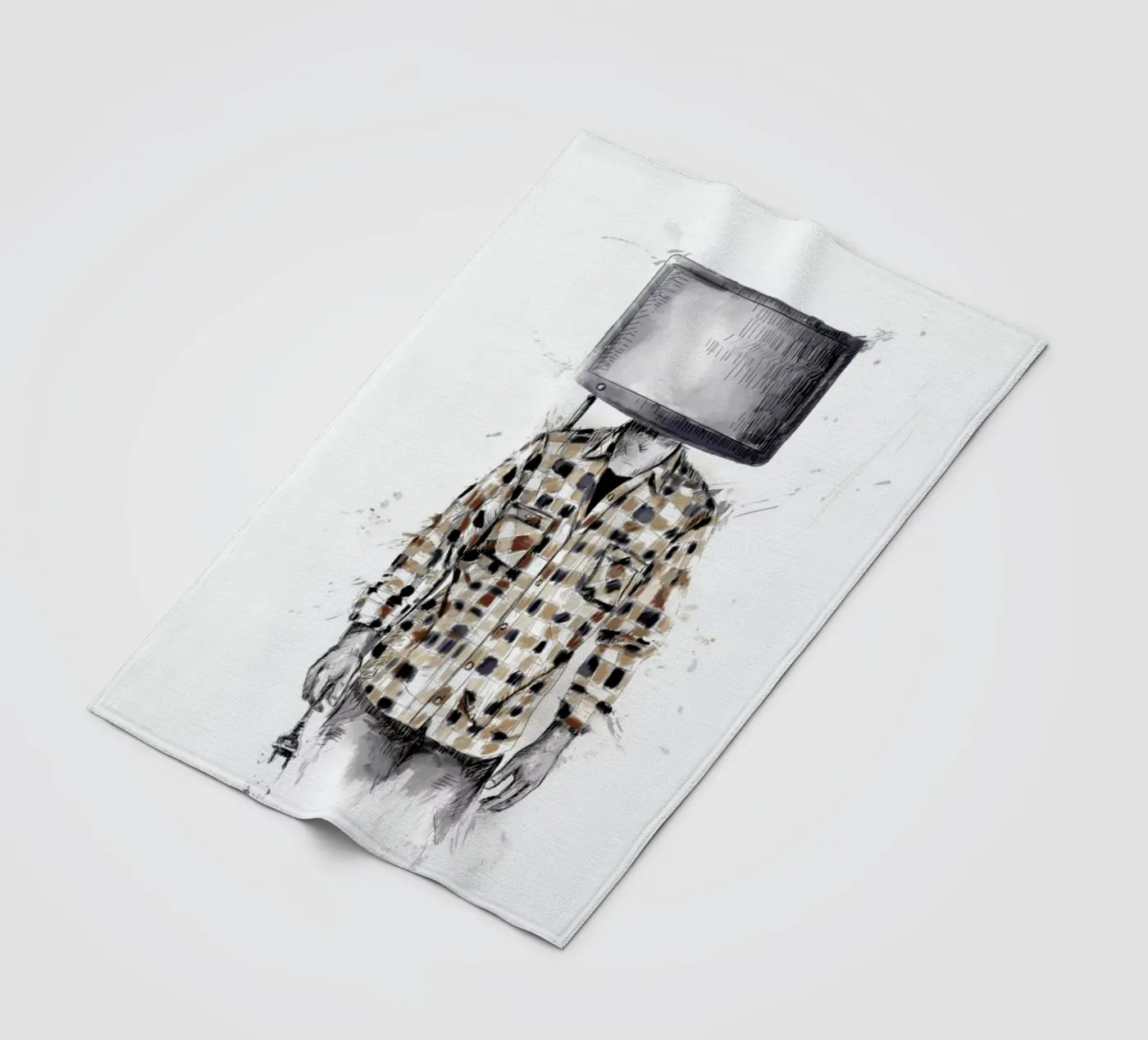 Unplugged fleece blanket by Balazs Solti