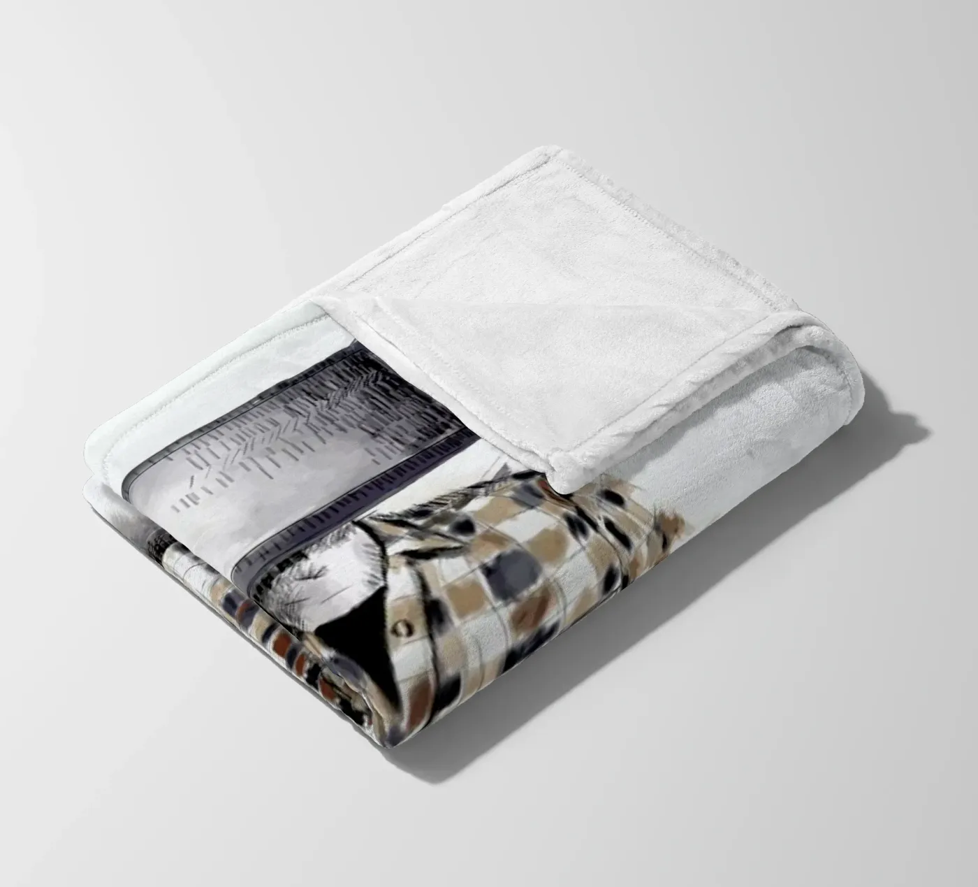 Unplugged fleece blanket by Balazs Solti