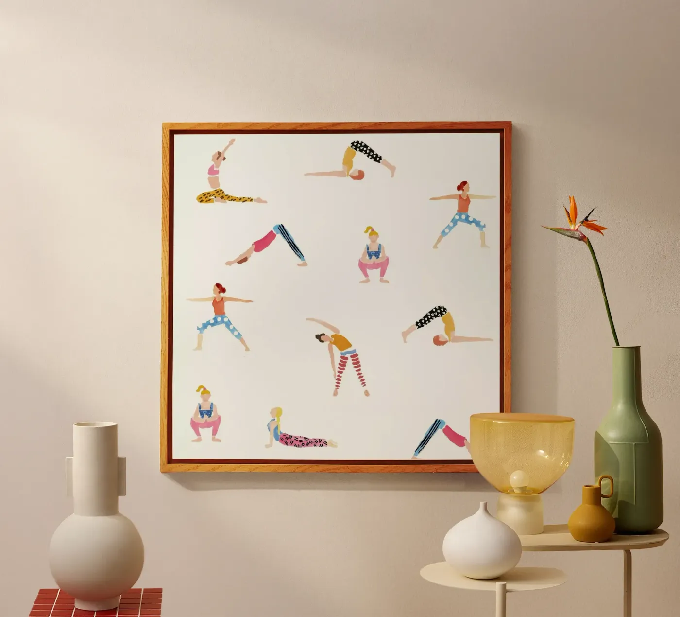 Yoga People plexiglass da Farina Kuklinski