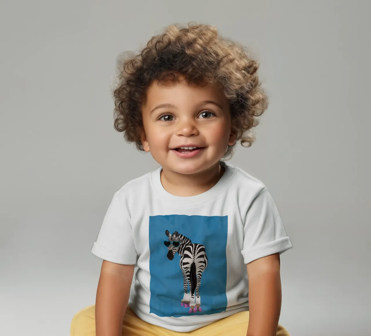 Zebra Rollerskating maglietta neonato da SarahManovski