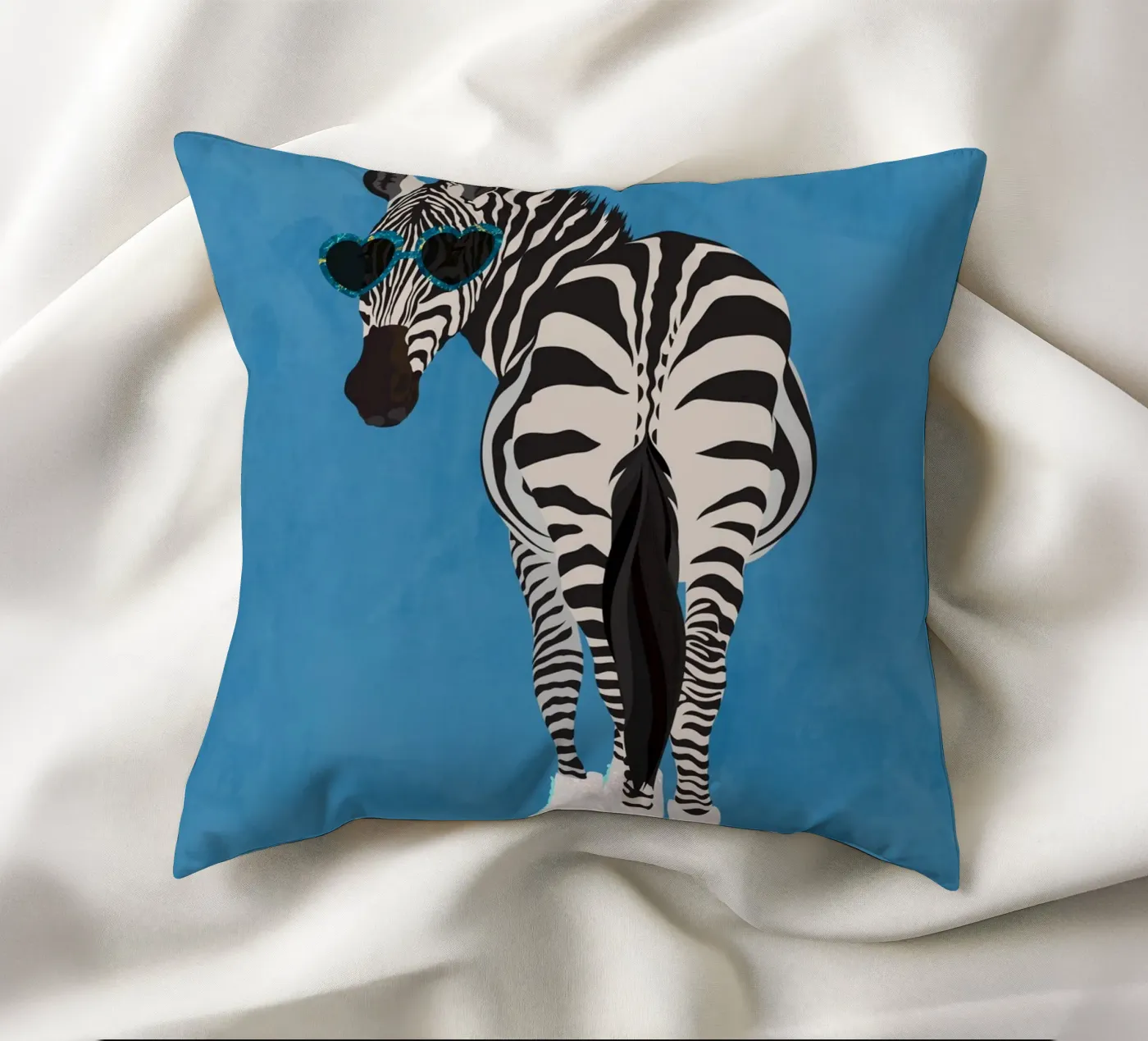 Zebra Rollerskating coussin de SarahManovski