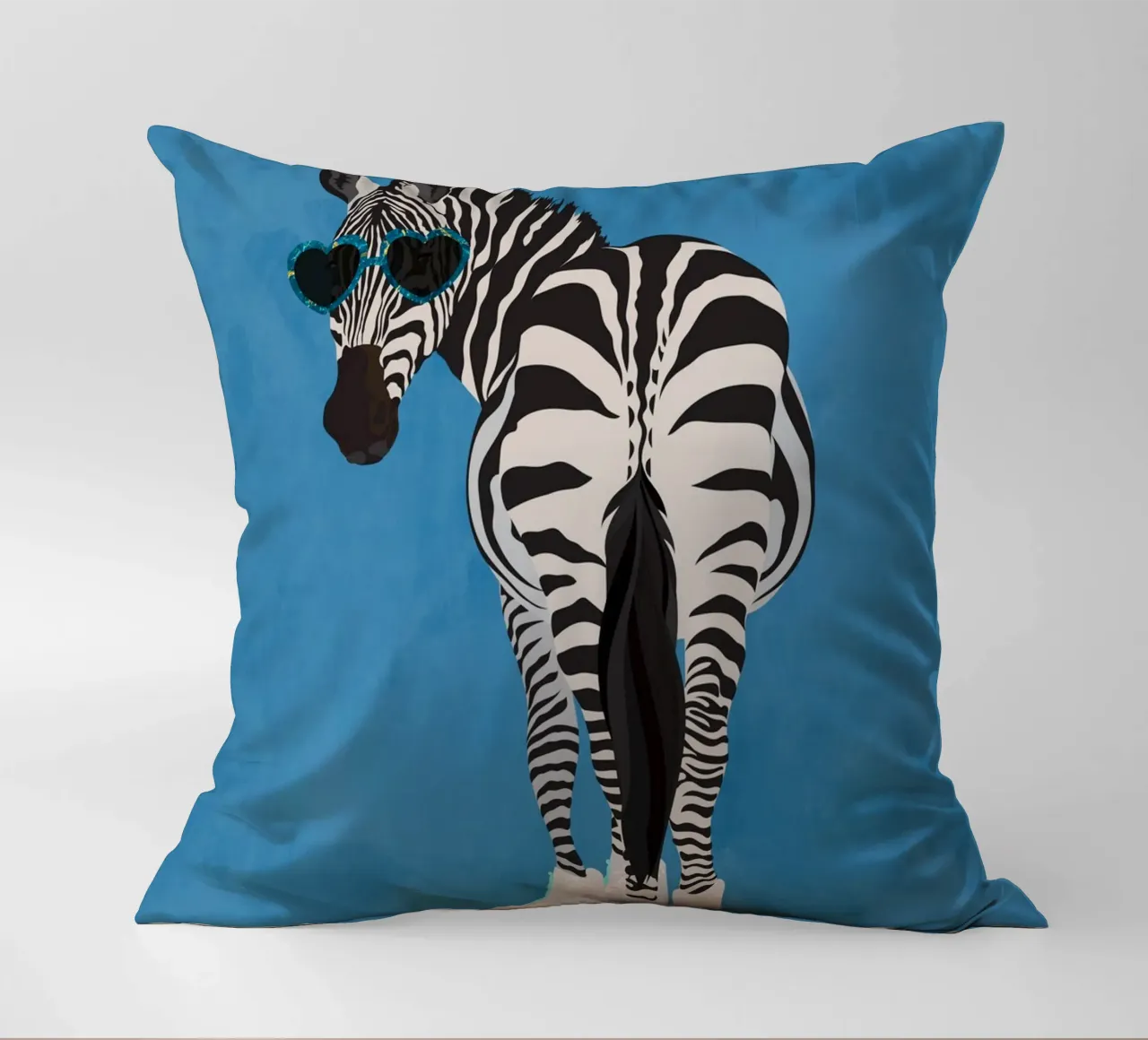 Zebra Rollerskating cuscino da SarahManovski