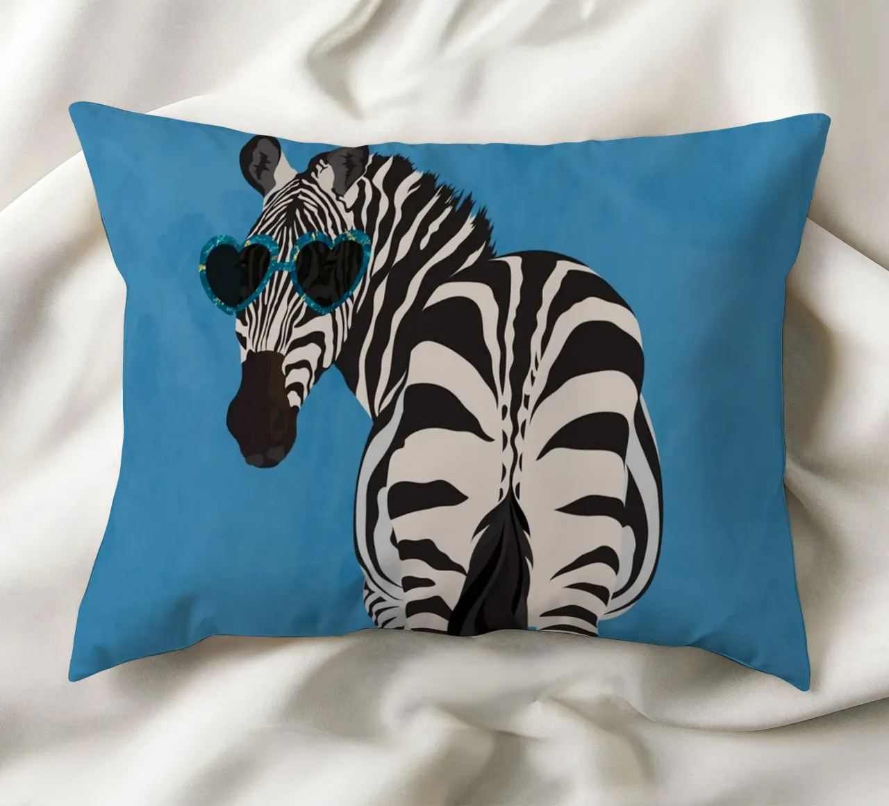 Zebra Rollerskating cuscino da SarahManovski