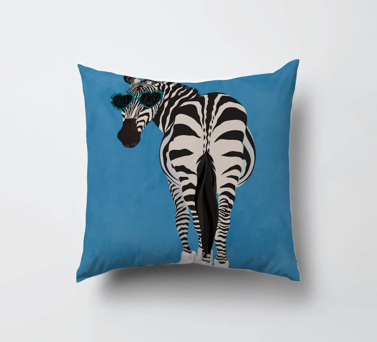 Zebra Rollerskating cuscino da SarahManovski