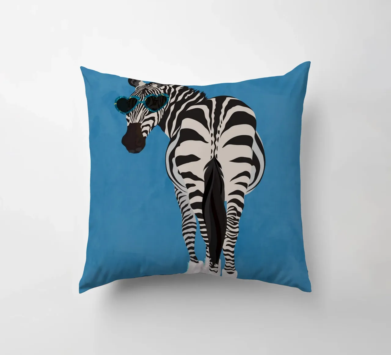 Zebra Rollerskating cuscino da SarahManovski