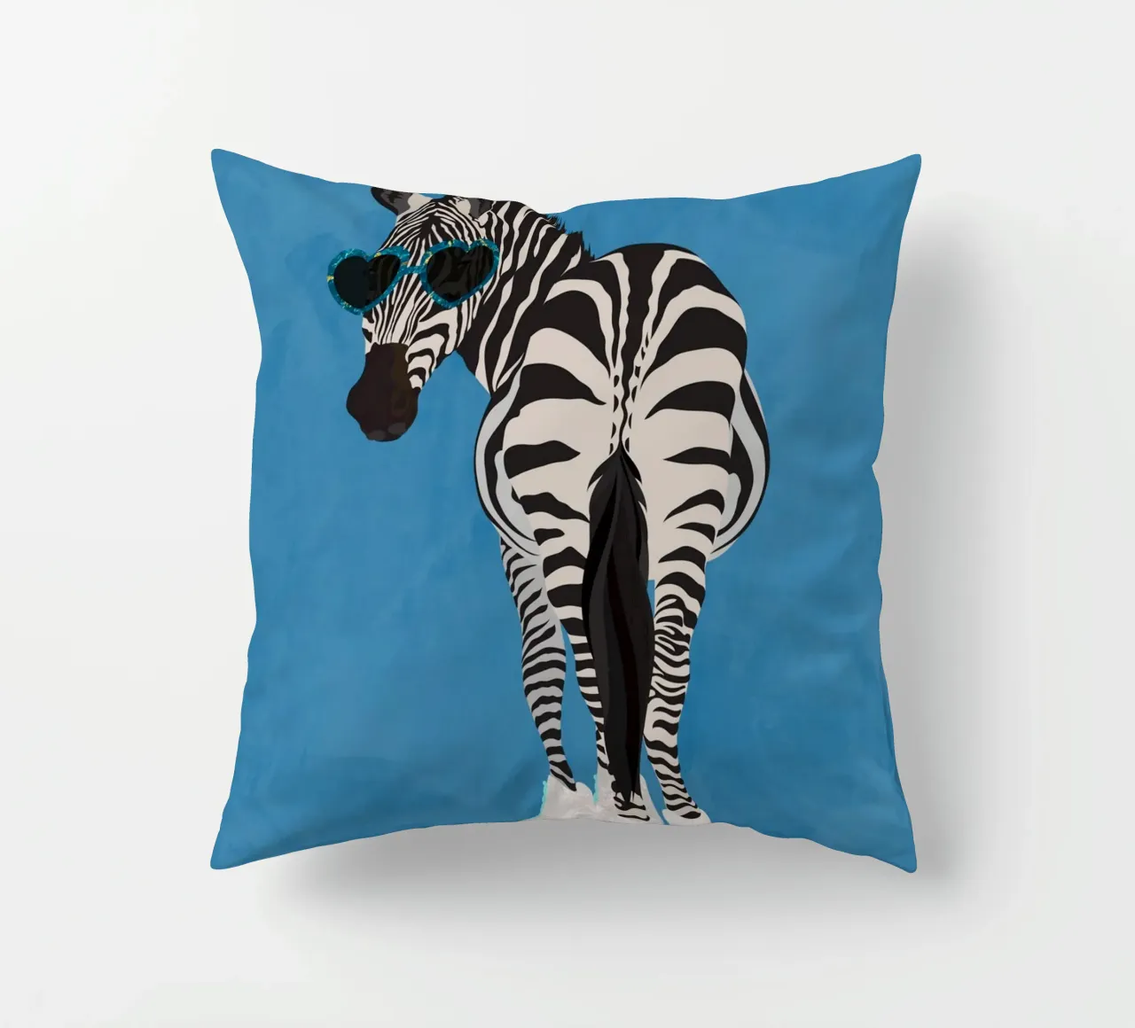 Zebra Rollerskating cuscino da SarahManovski