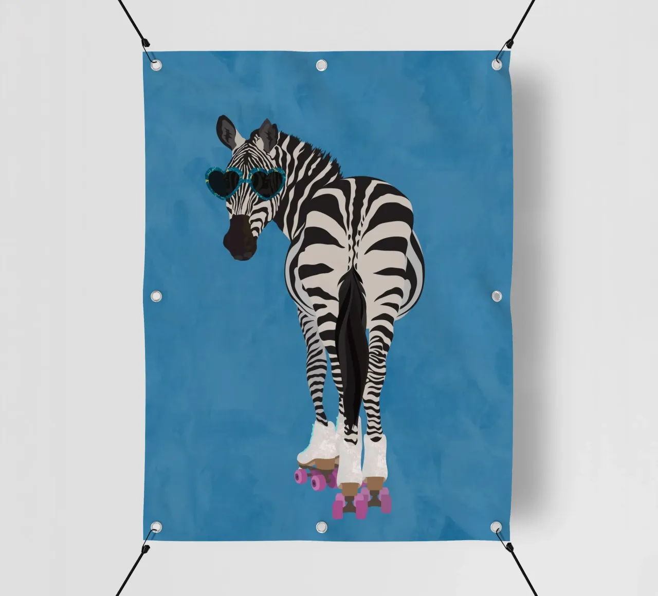 Zebra Rollerskating telo in pvc da SarahManovski