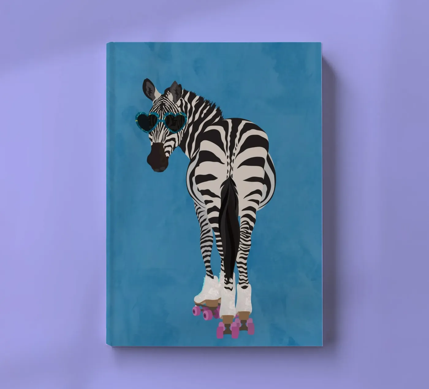 Zebra Rollerskating carnet de SarahManovski