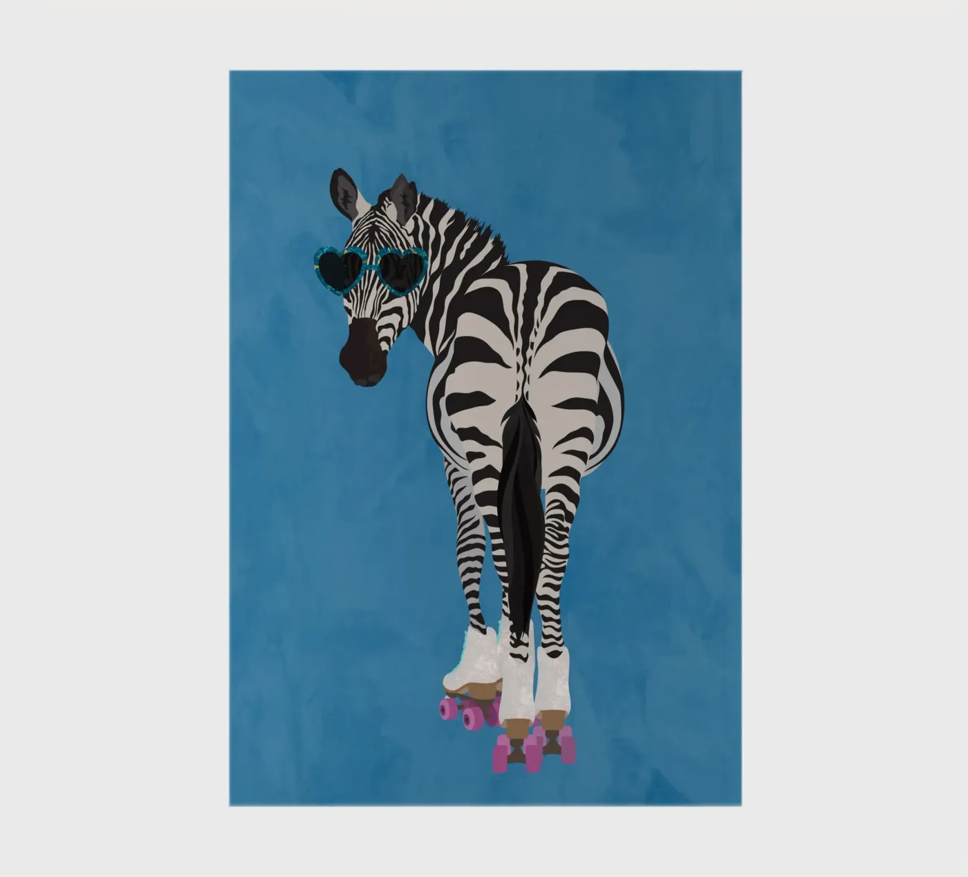 Zebra Rollerskating carnet de SarahManovski