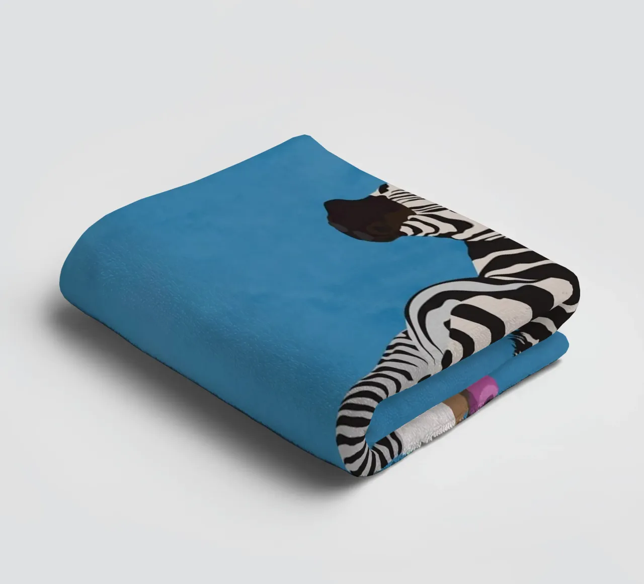 Zebra Rollerskating asciugamano da bagno da SarahManovski