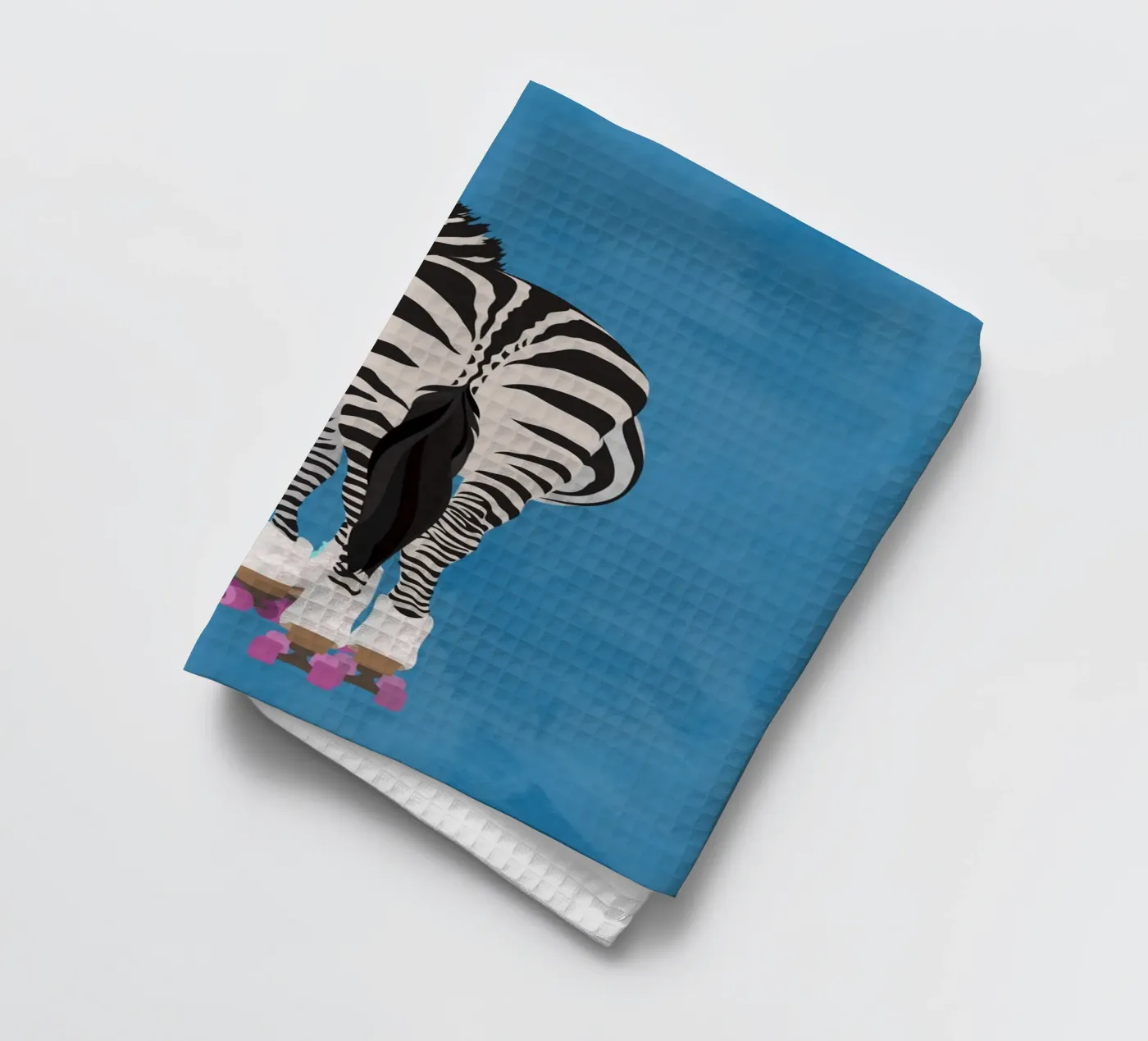 Zebra Rollerskating torchon de SarahManovski