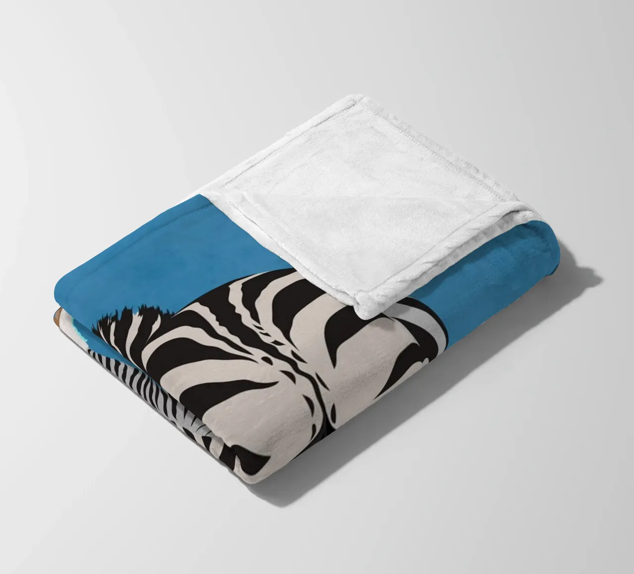 Zebra Rollerskating coperta in pile da SarahManovski