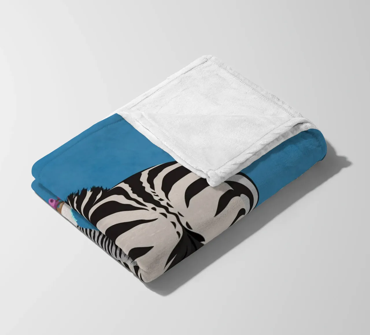 Zebra Rollerskating coperta in pile da SarahManovski