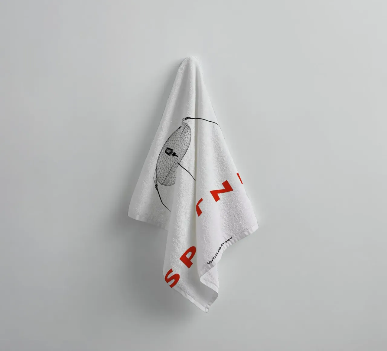 Sputnik 2 asciugamano da bagno da Marc Schulthess