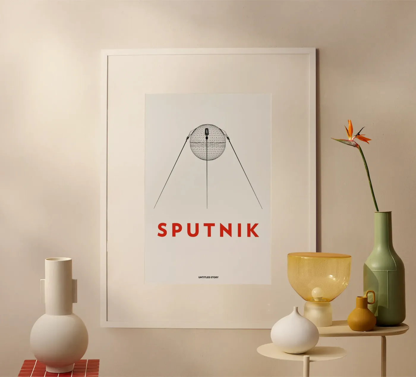 Sputnik 2 Poster von Marc Schulthess