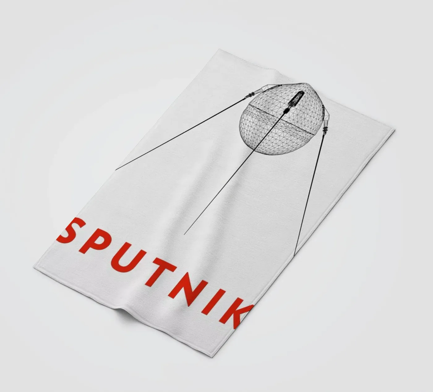 Sputnik 2 Fleecedecke von Marc Schulthess