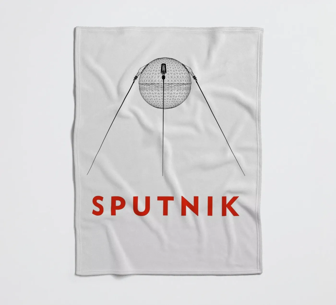 Sputnik 2 Fleecedecke von Marc Schulthess