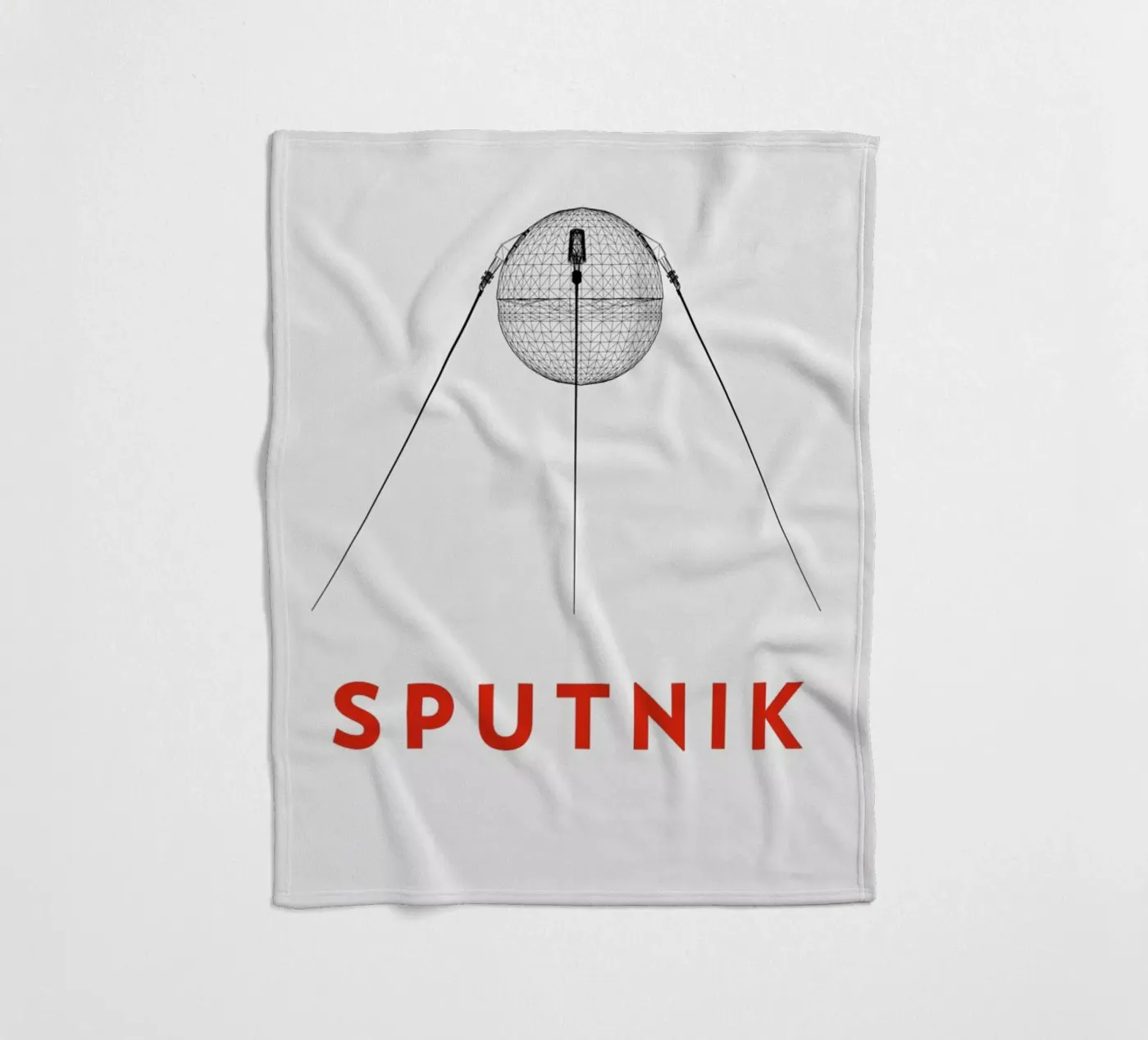 Sputnik 2 Fleecedecke von Marc Schulthess