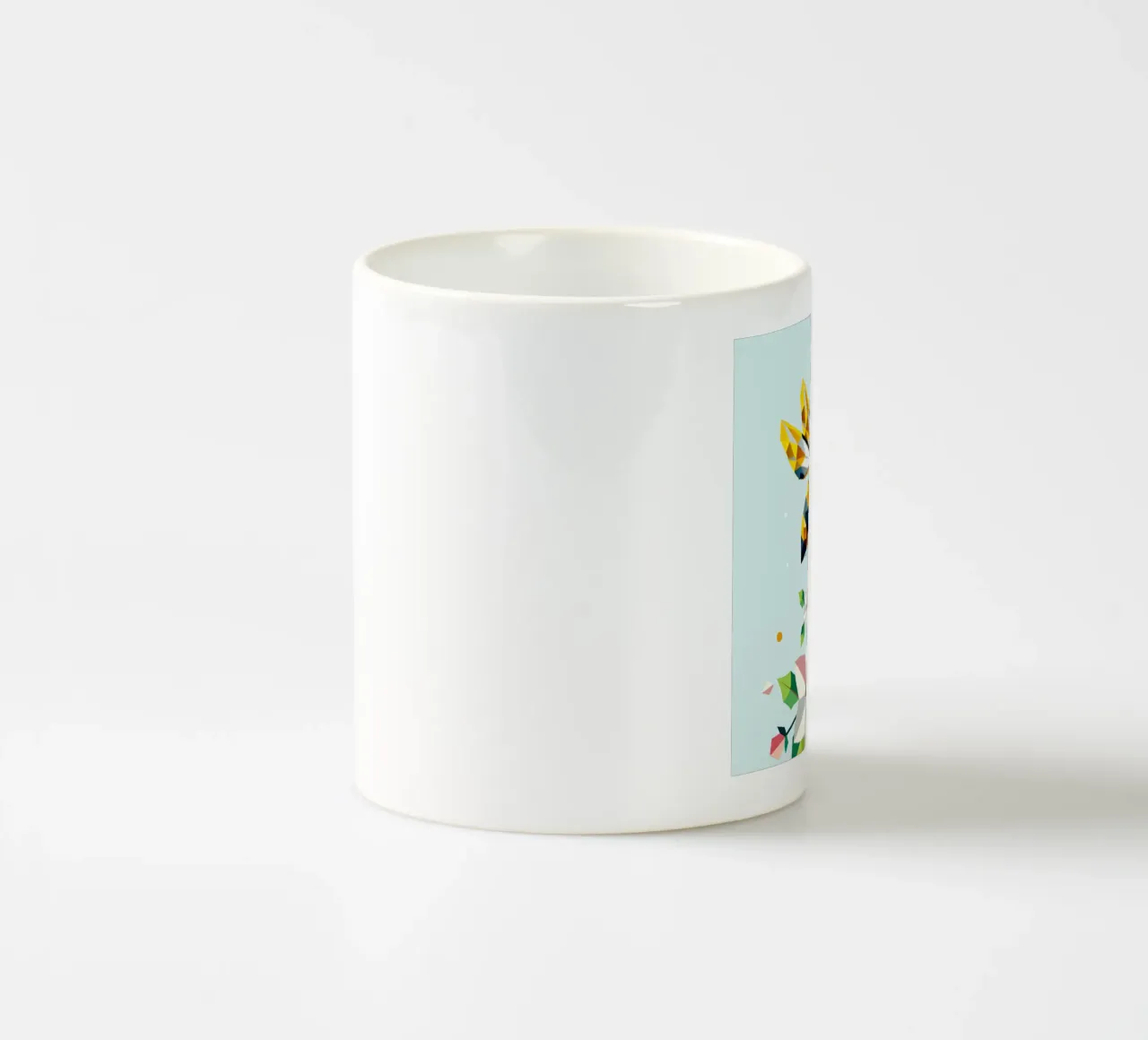 Api e fiori di melo: un'armonia dai colori vivaci tazza in ceramica da namosh