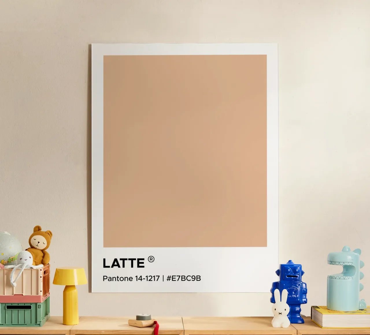 Latte Pantone plexiglass da Paigaam Studio