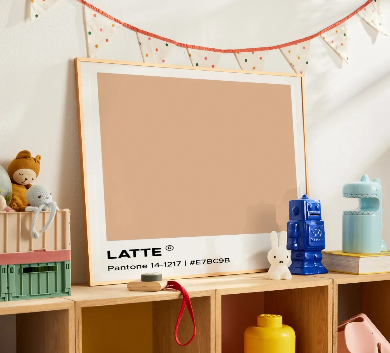 Latte Pantone poster da Paigaam Studio