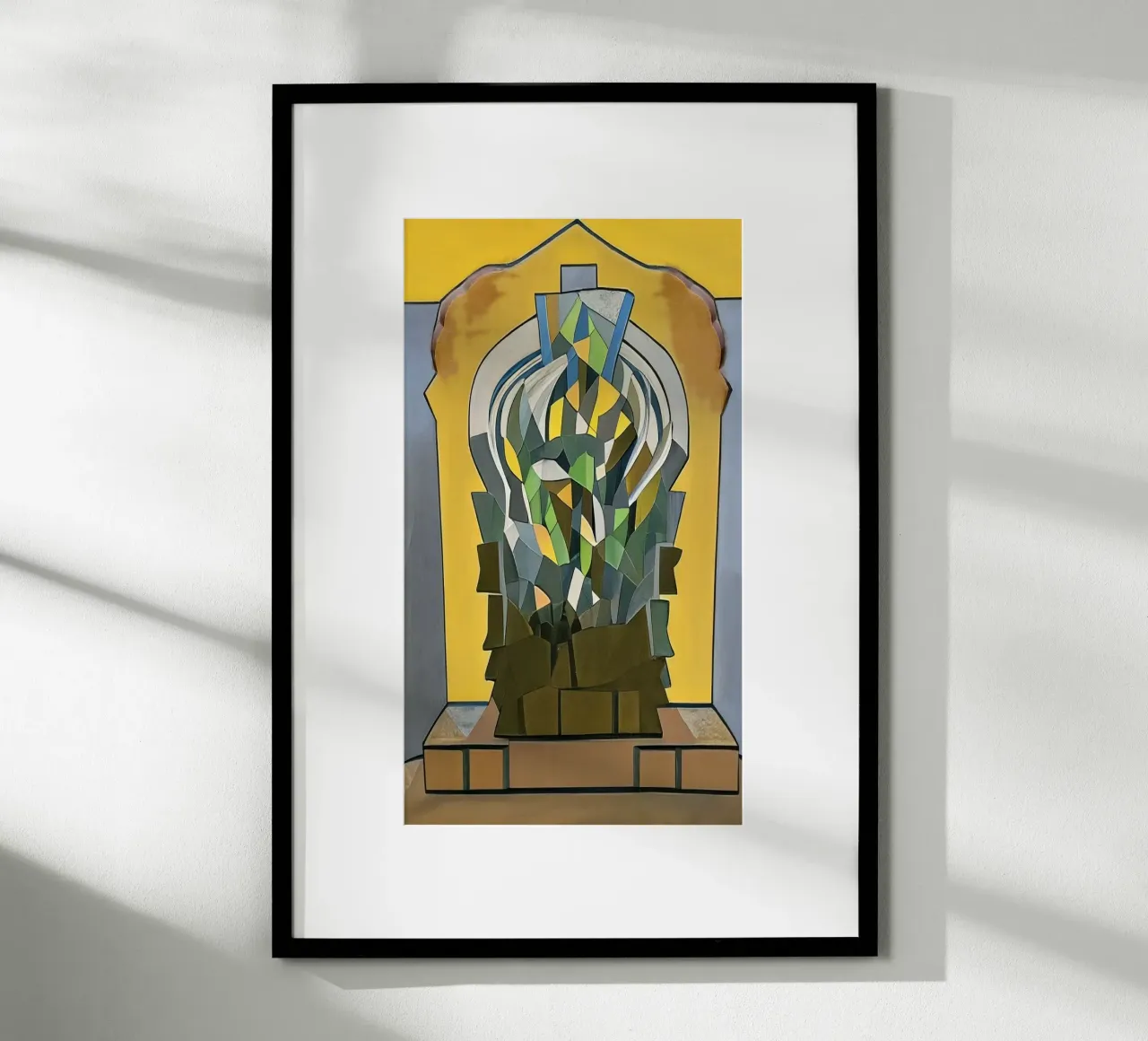 Scultura_1 poster con telaio in alluminio da Abstract Art by LK
