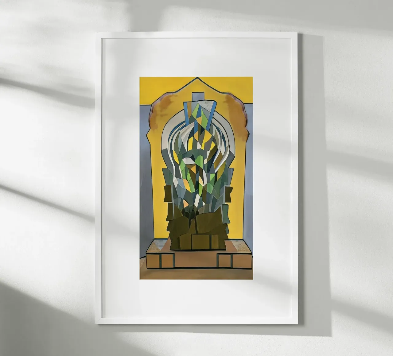 Scultura_1 poster con telaio in alluminio da Abstract Art by LK