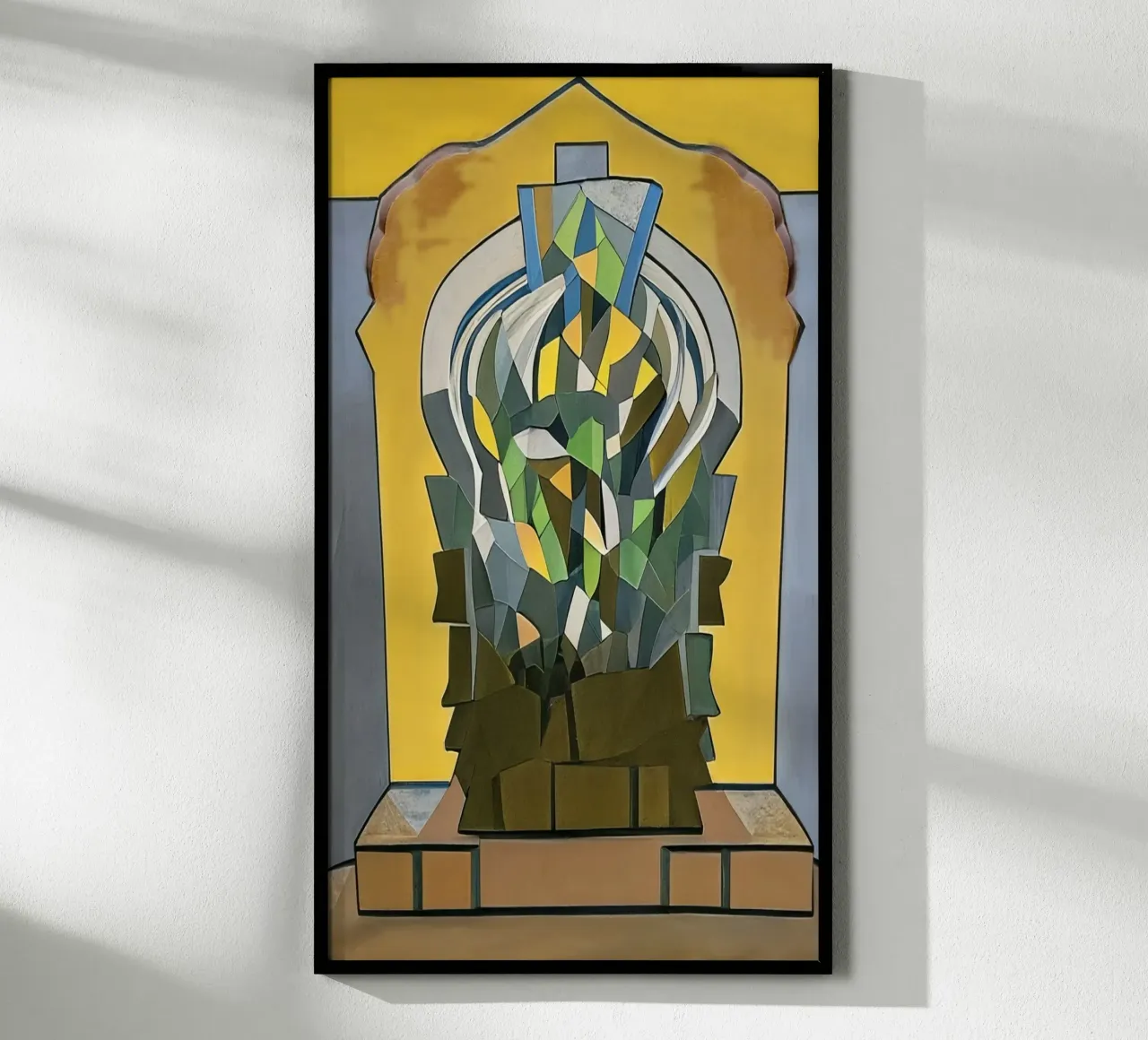 Scultura_1 poster con telaio in alluminio da Abstract Art by LK
