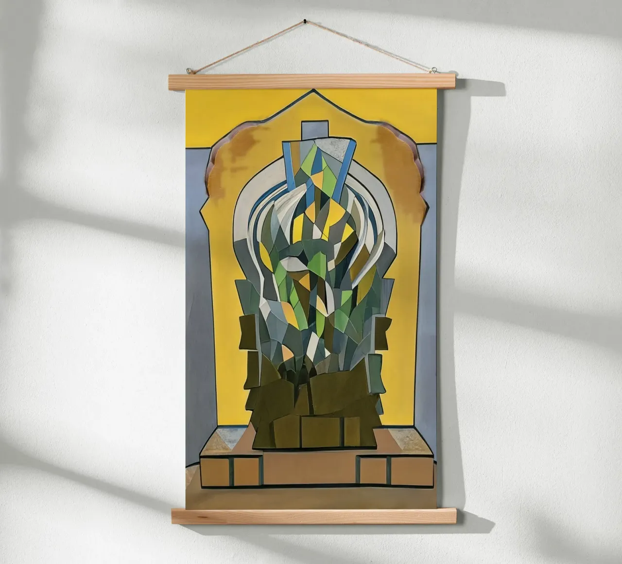 Scultura_1 poster con telaio in alluminio da Abstract Art by LK