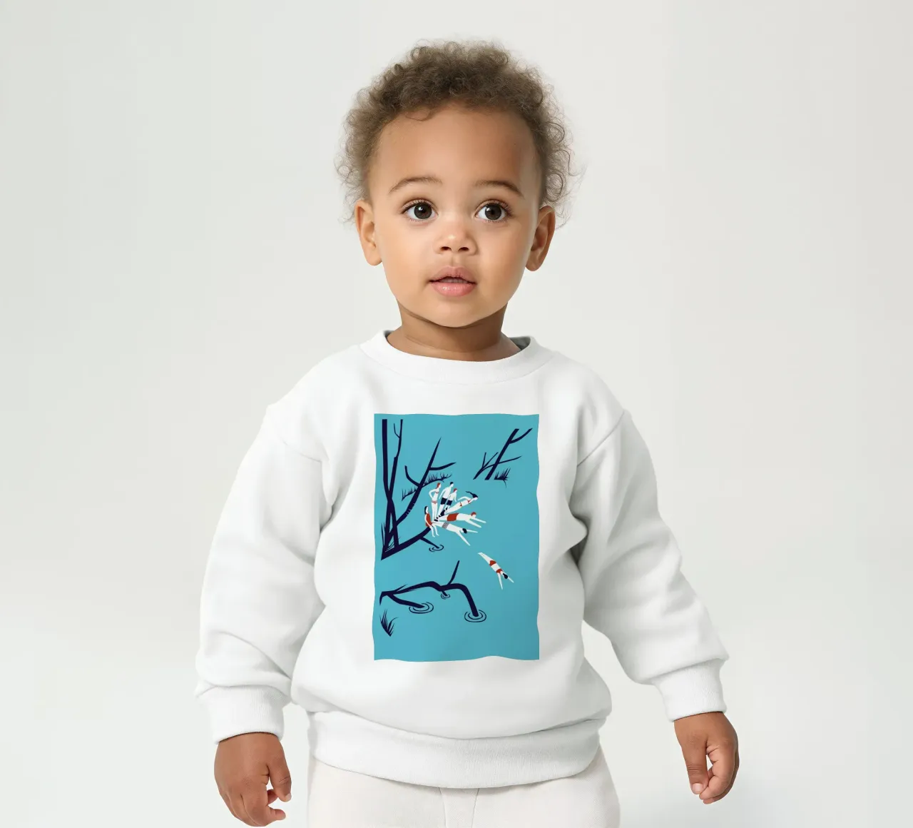 The End of Summer baby sweatshirt by Monika Aichele